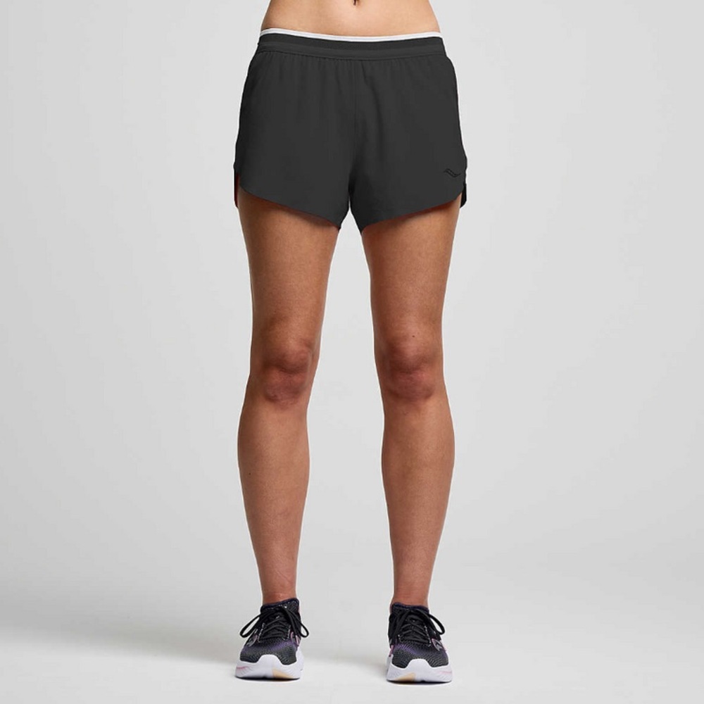 Saucony Kinvara 3” Black Shorts